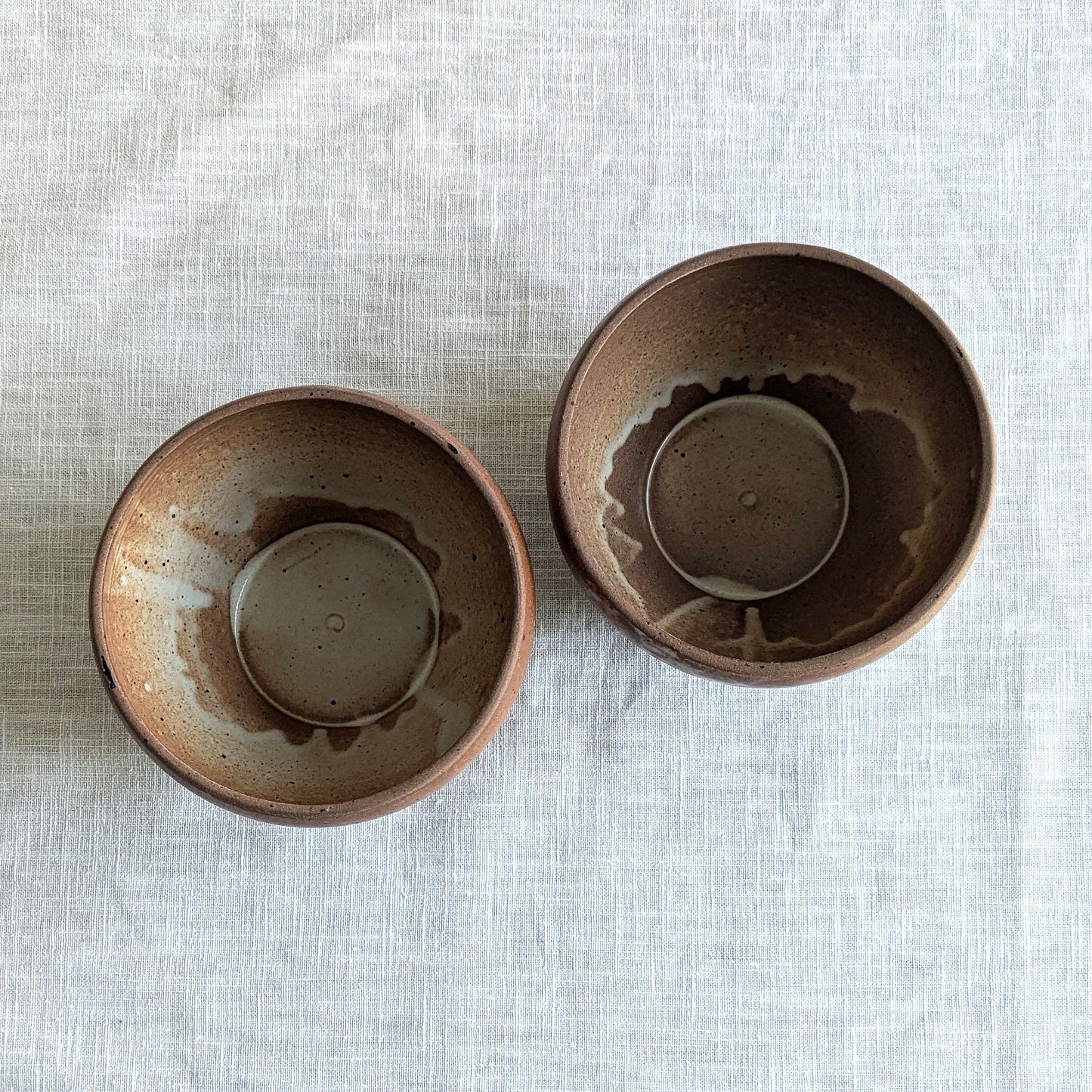 Pair of Rustic Nibble Bowls