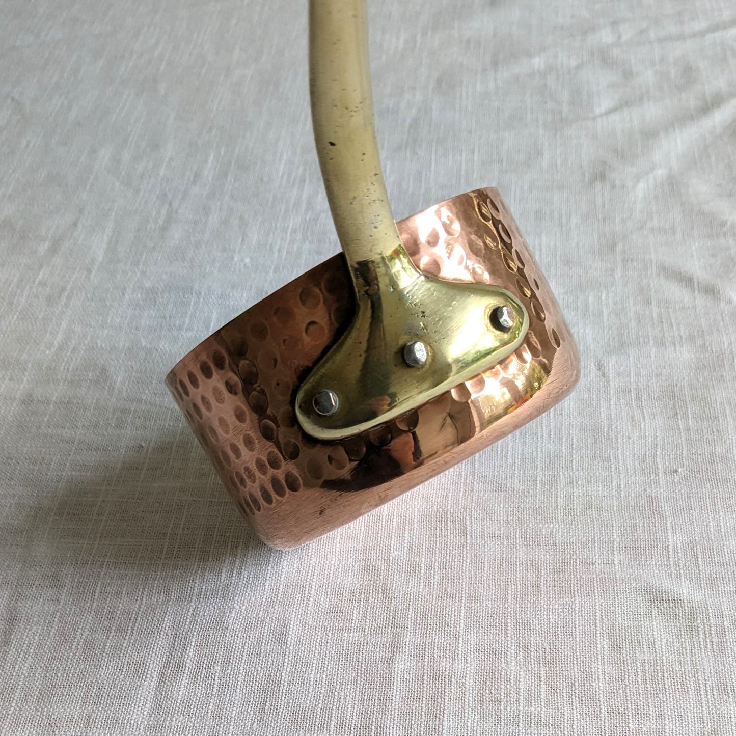 Hammered Copper Saucepan