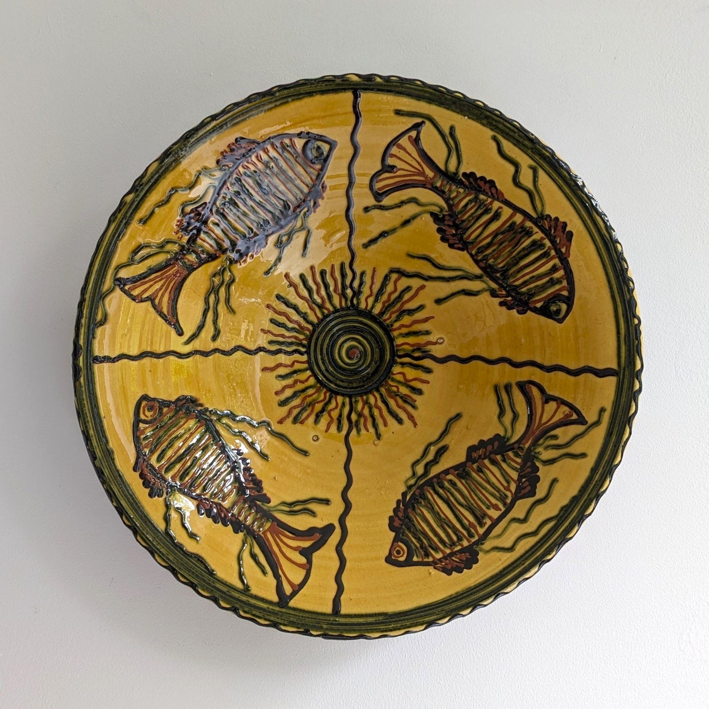 Spanish Fish Wall Plate