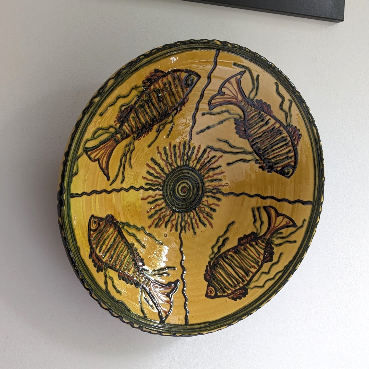 Spanish Fish Wall Plate