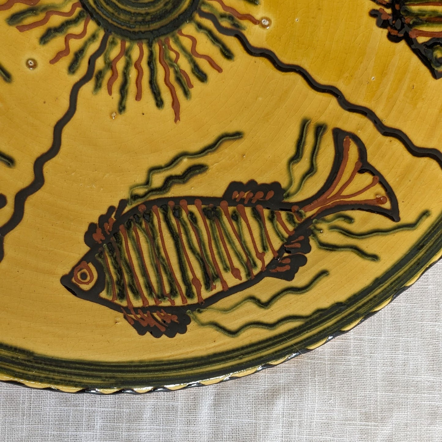 Spanish Fish Wall Plate