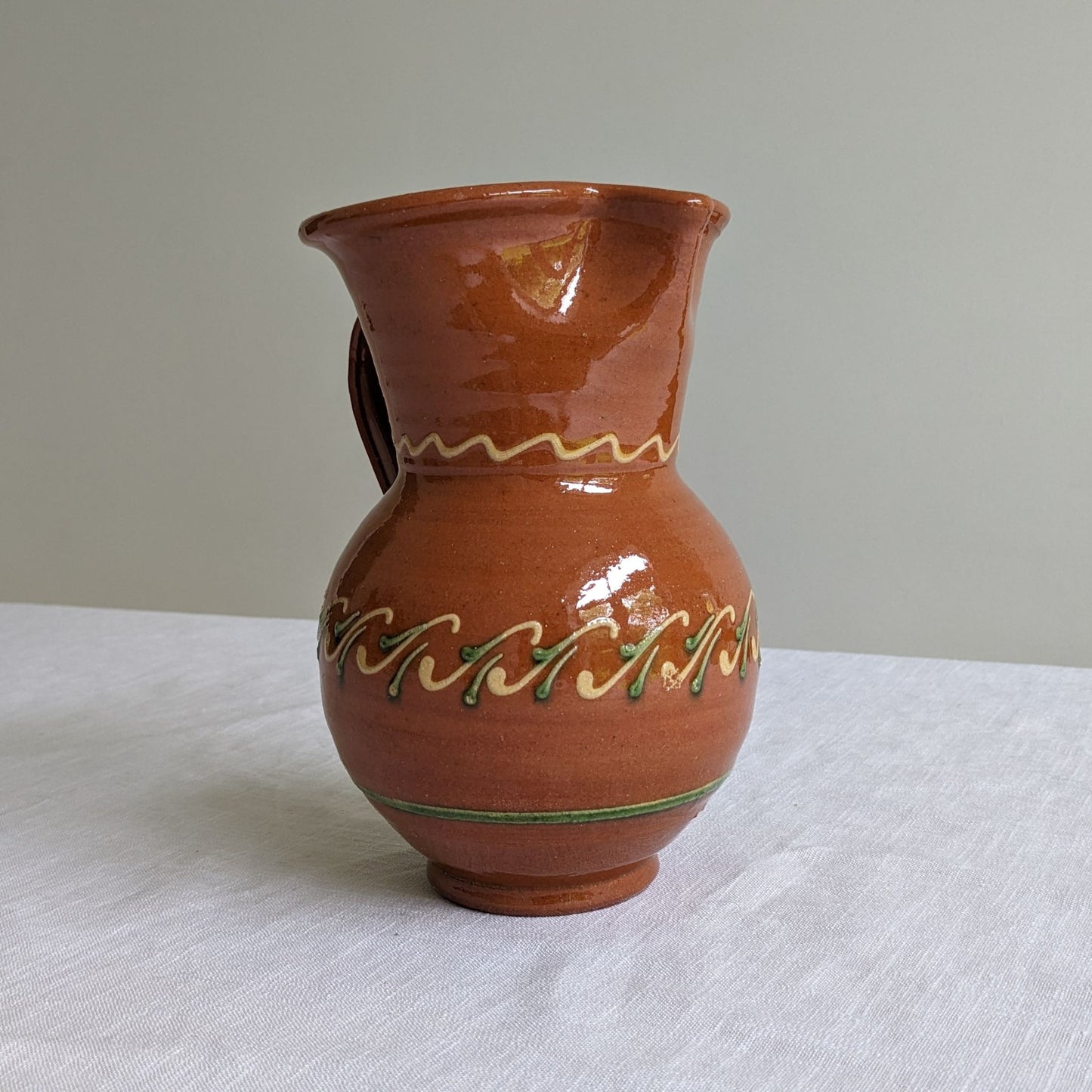 Painted Terracotta Jug