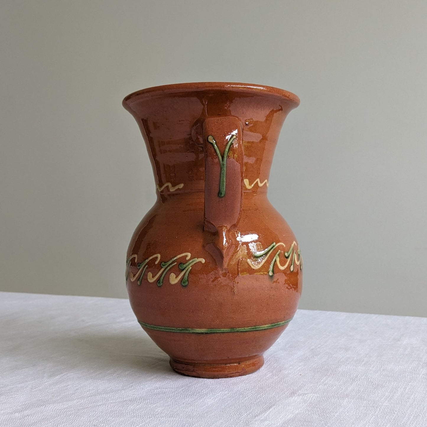 Painted Terracotta Jug