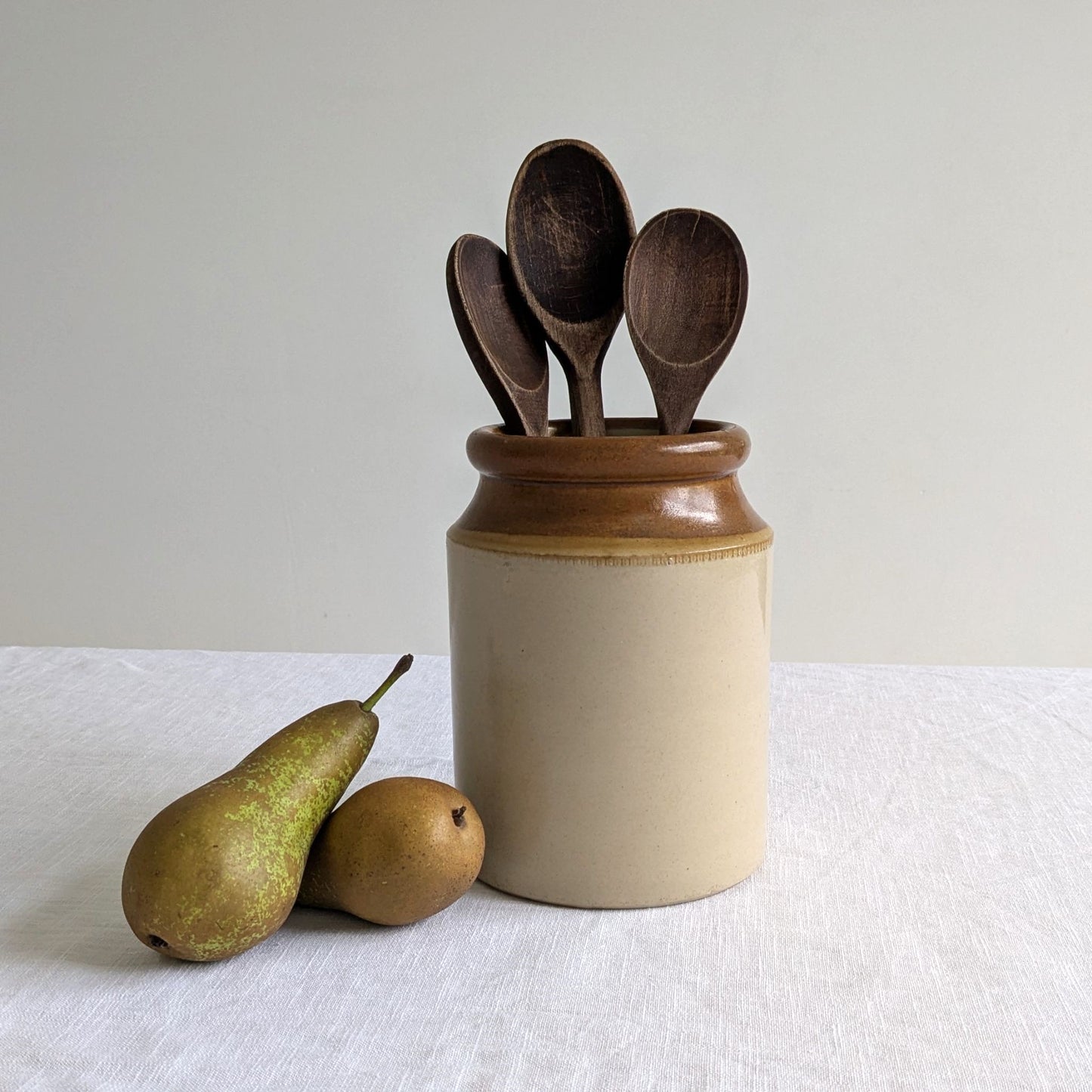 Stoneware Storage Jar