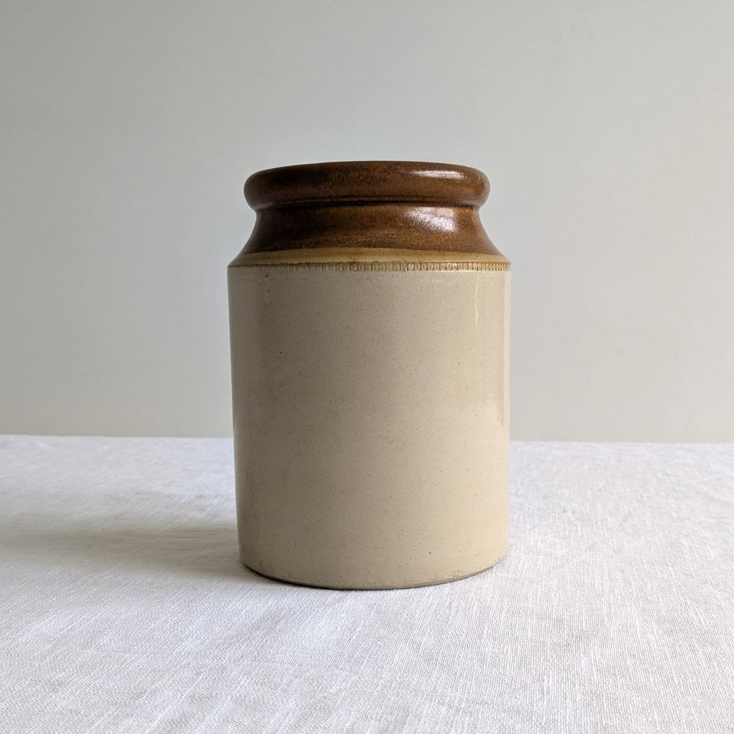 Stoneware Storage Jar