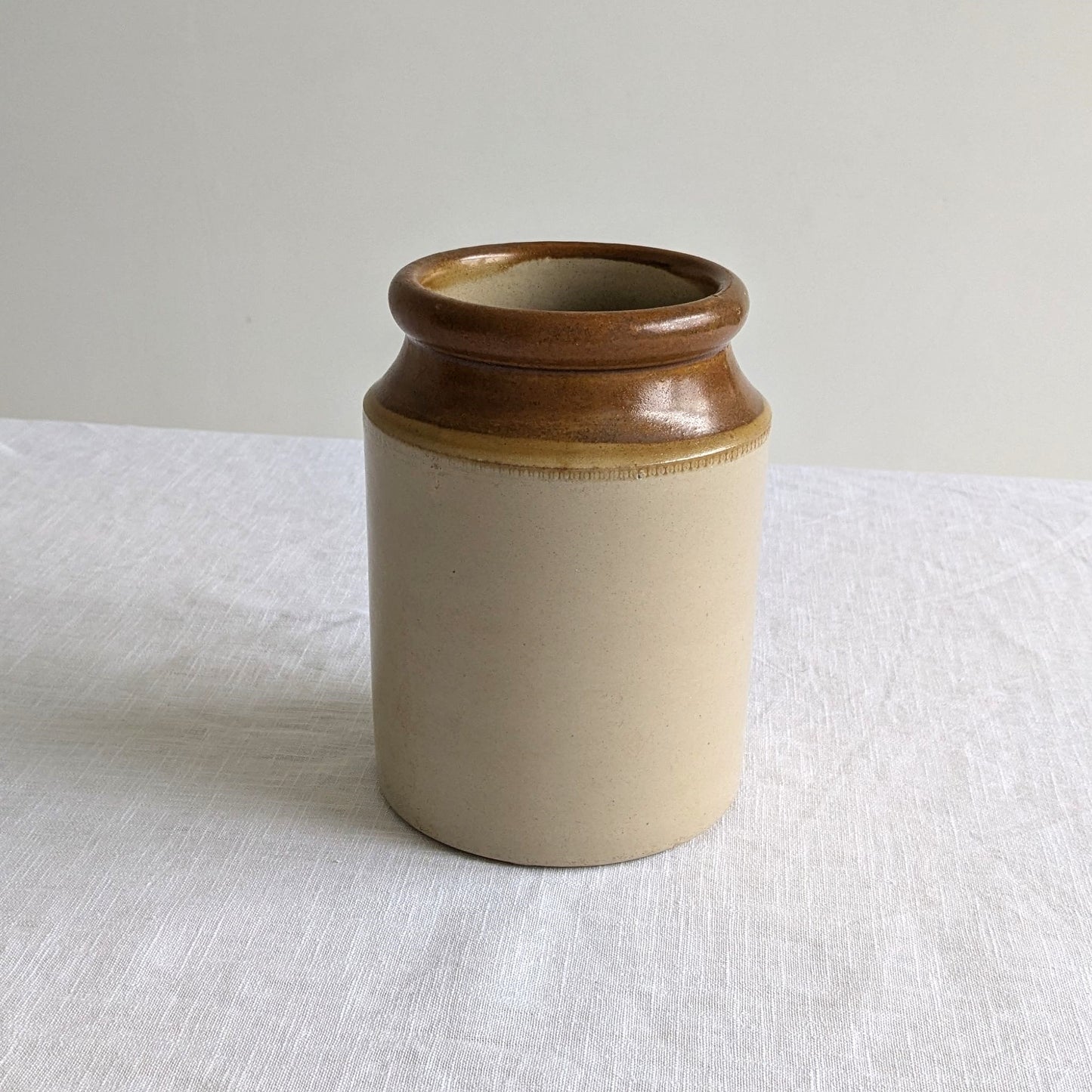 Stoneware Storage Jar