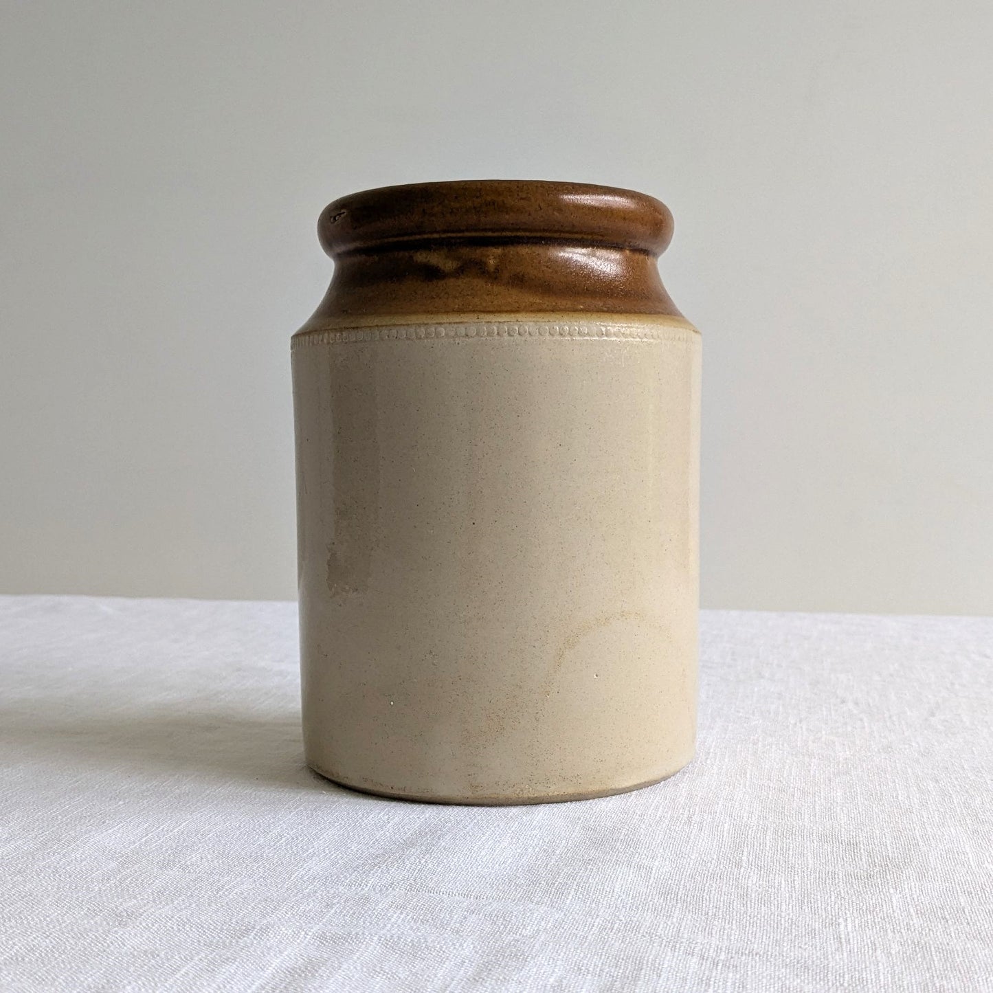 Stoneware Storage Jar