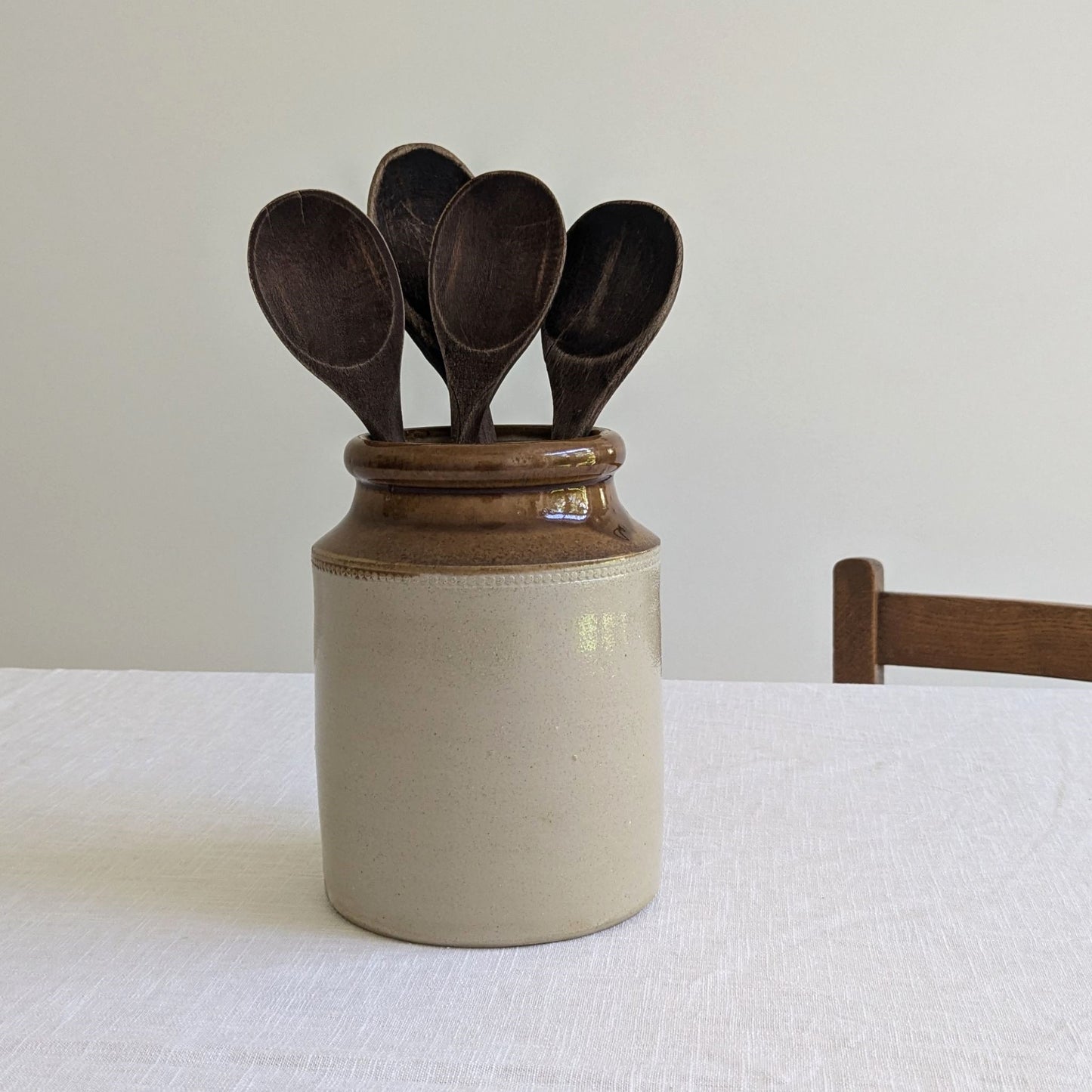 Stoneware Storage Jar