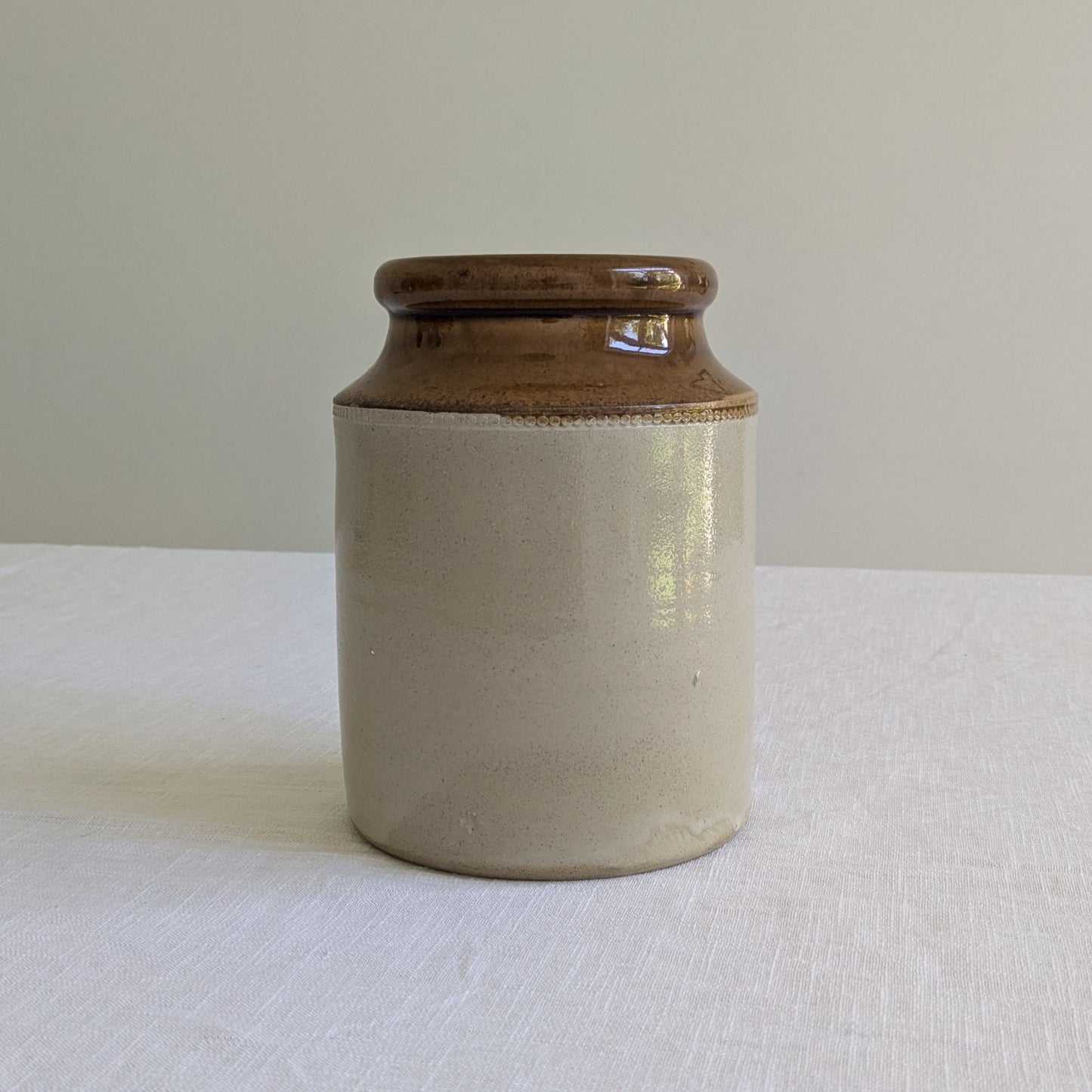 Stoneware Storage Jar