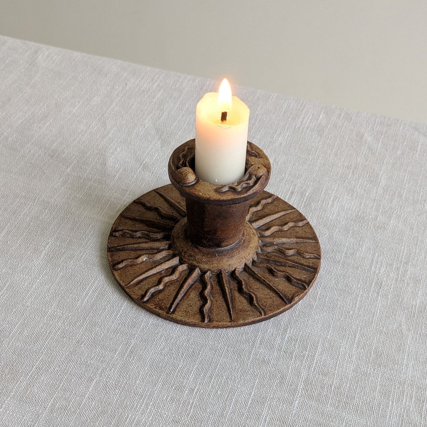 Sunburst Candle Holder