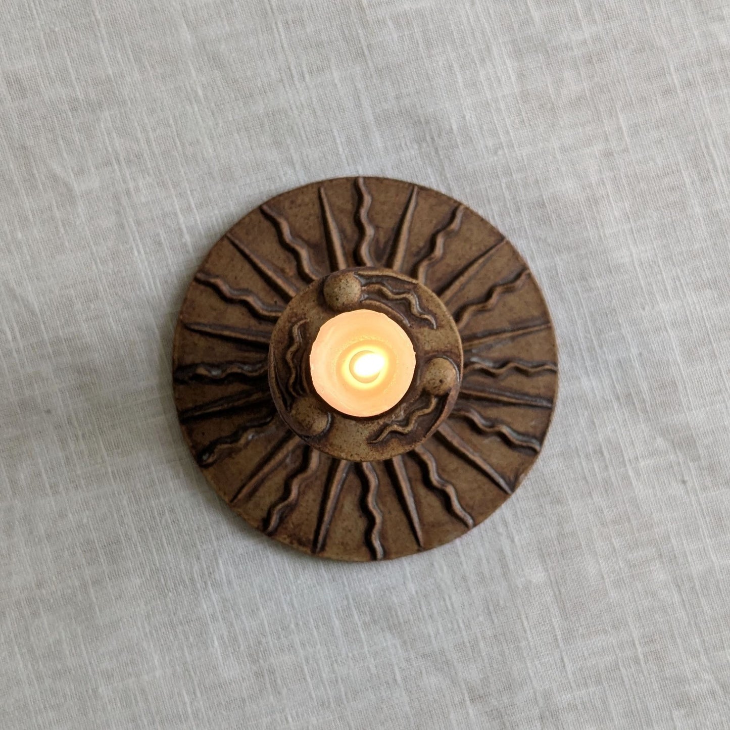 Sunburst Candle Holder