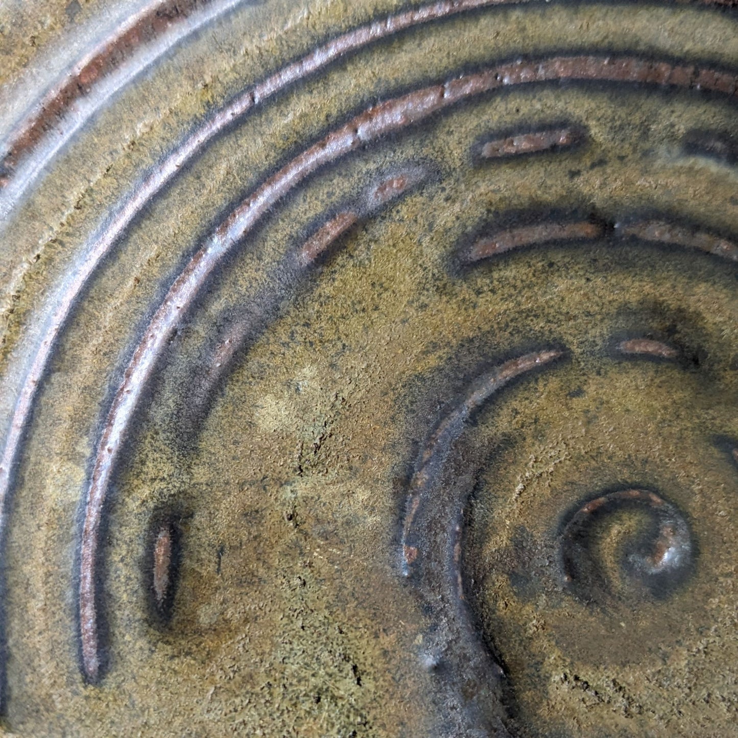 Ribbed Studio Pottery Bowl