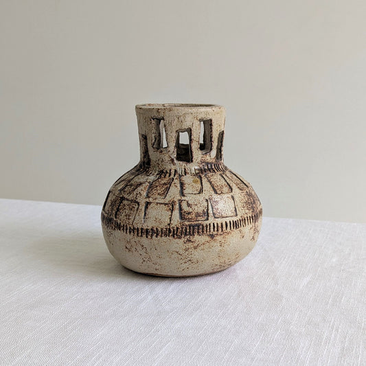 Brutalist Studio Vase