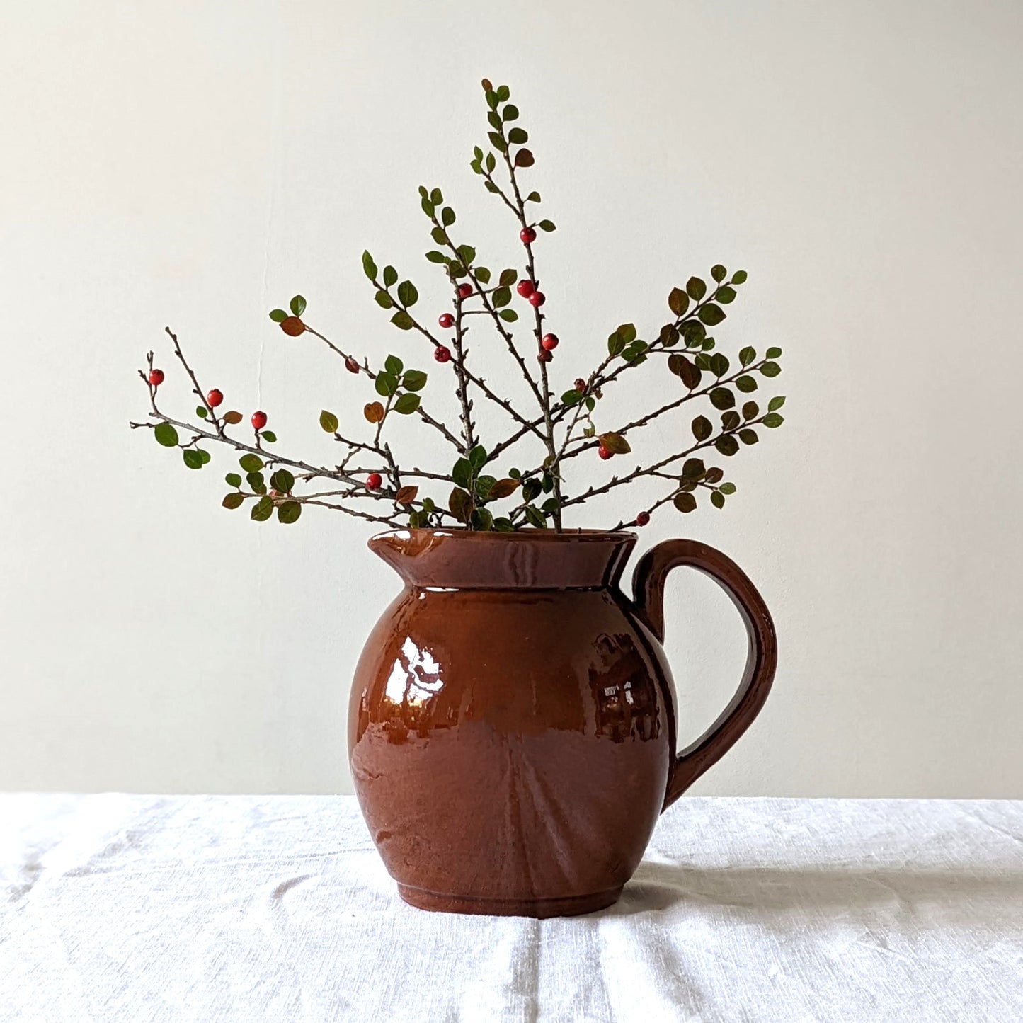 Terracotta Globe Pitcher