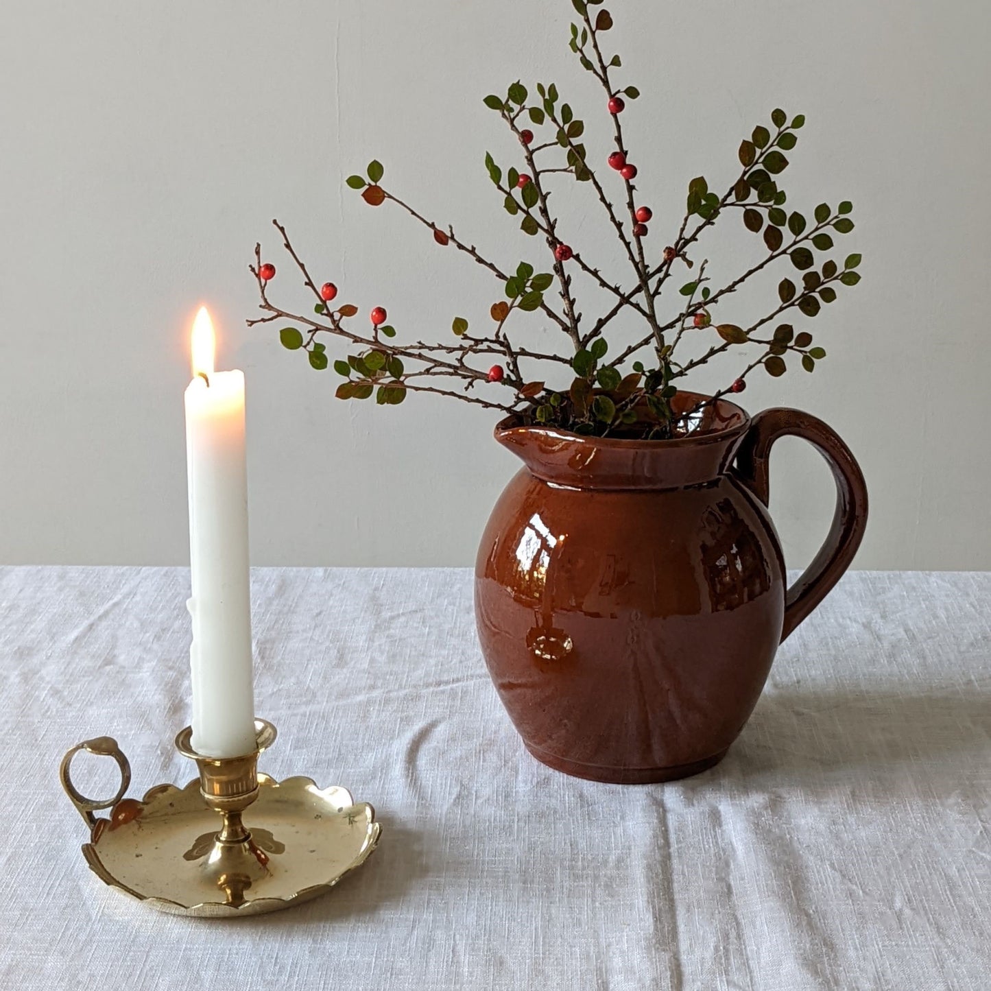 Terracotta Globe Pitcher