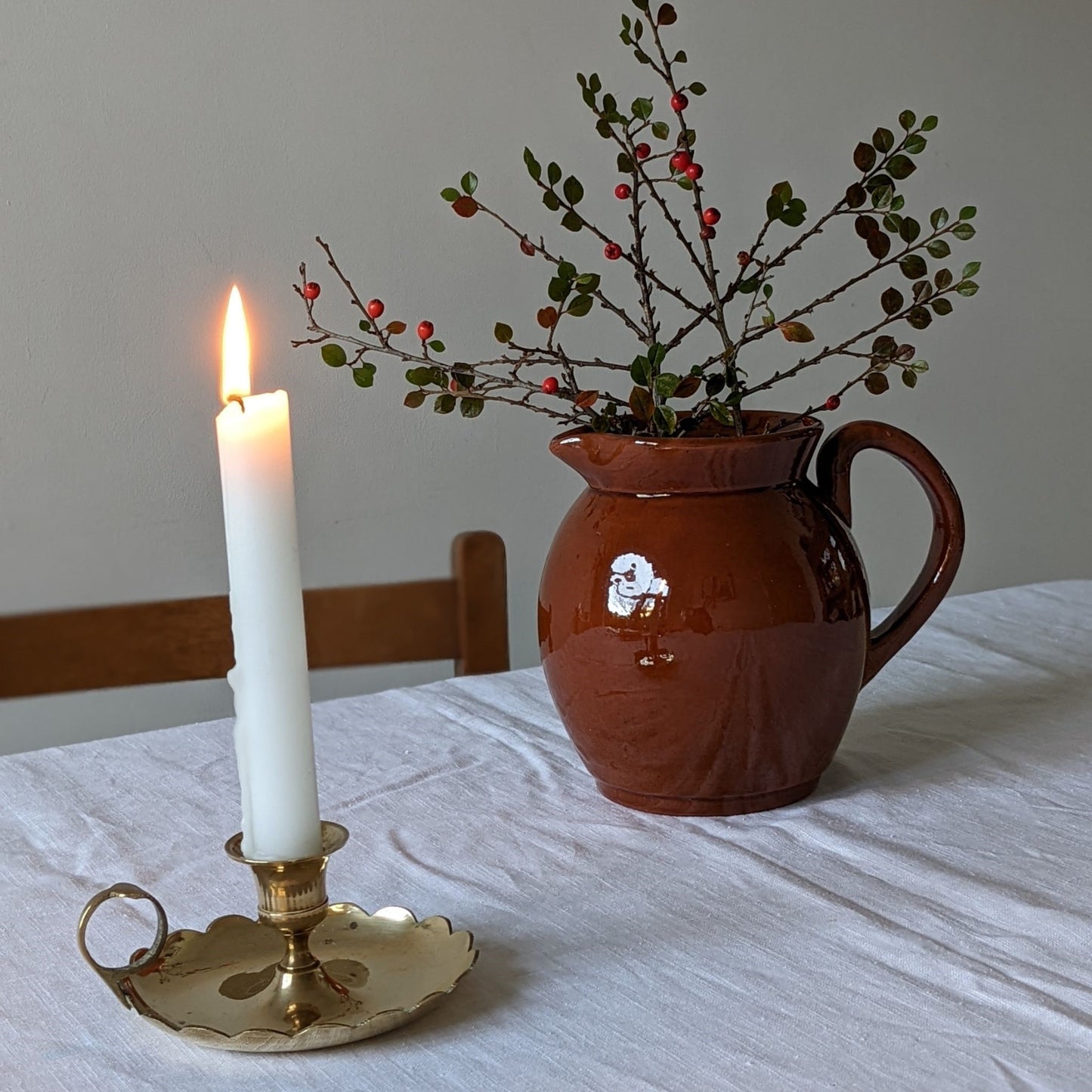 Terracotta Globe Pitcher