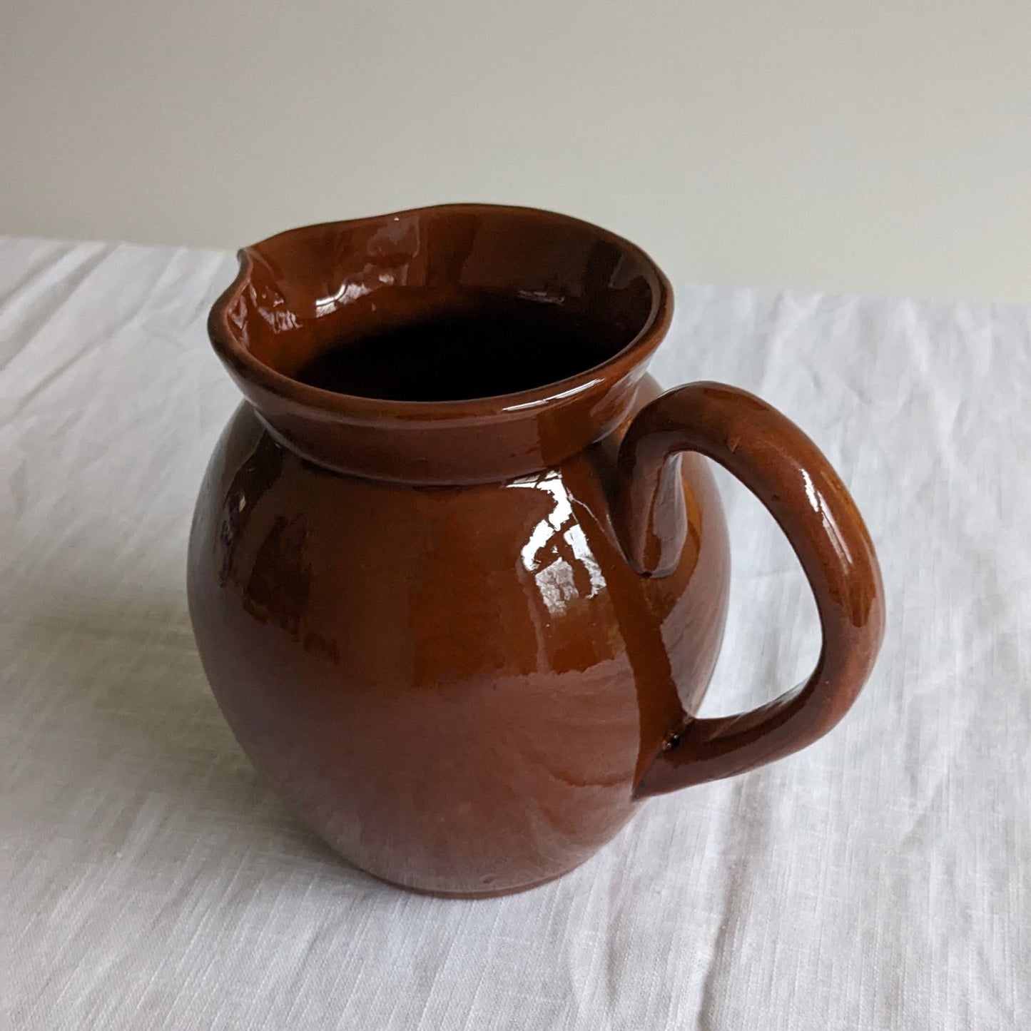 Terracotta Globe Pitcher