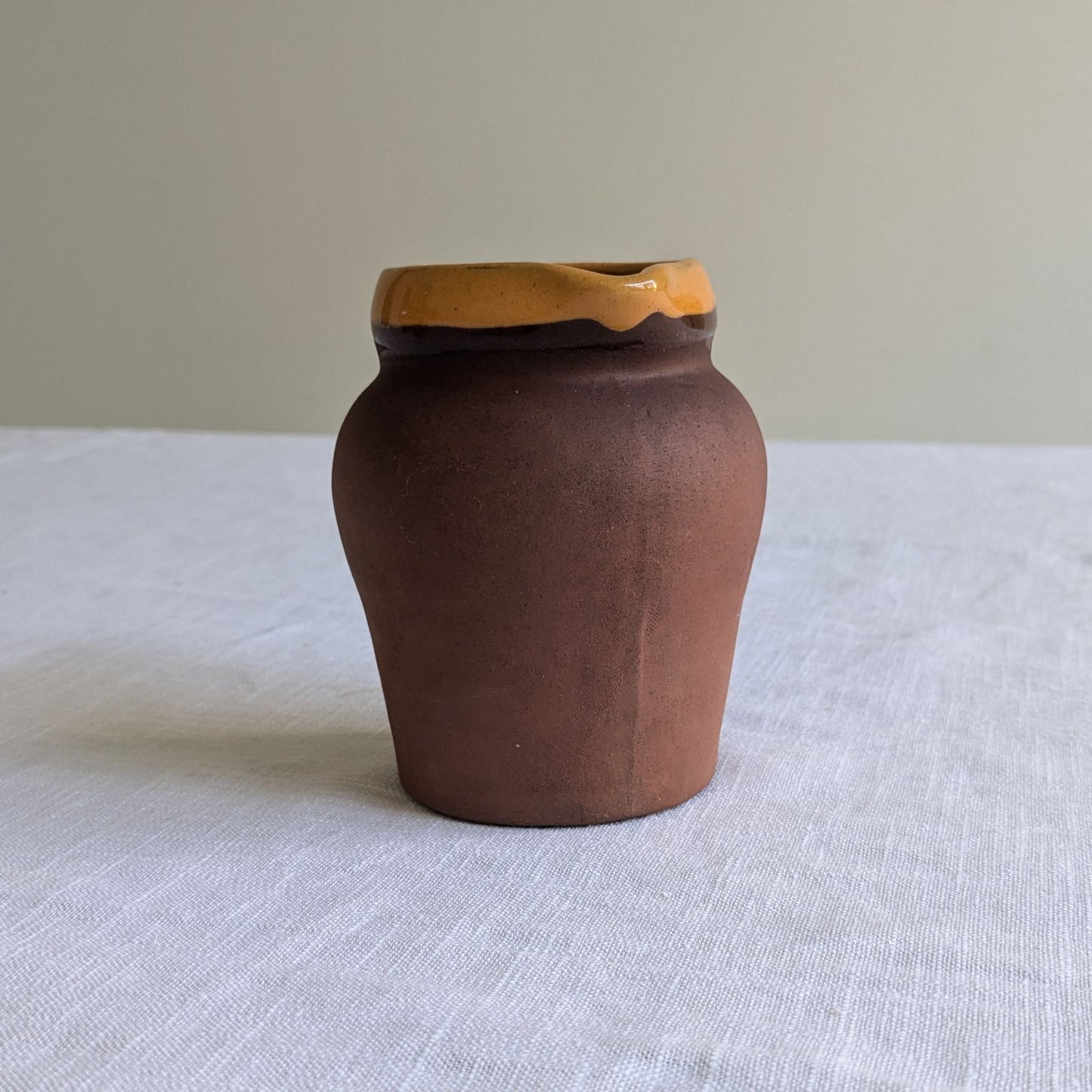 Rustic Slip Glaze Jug