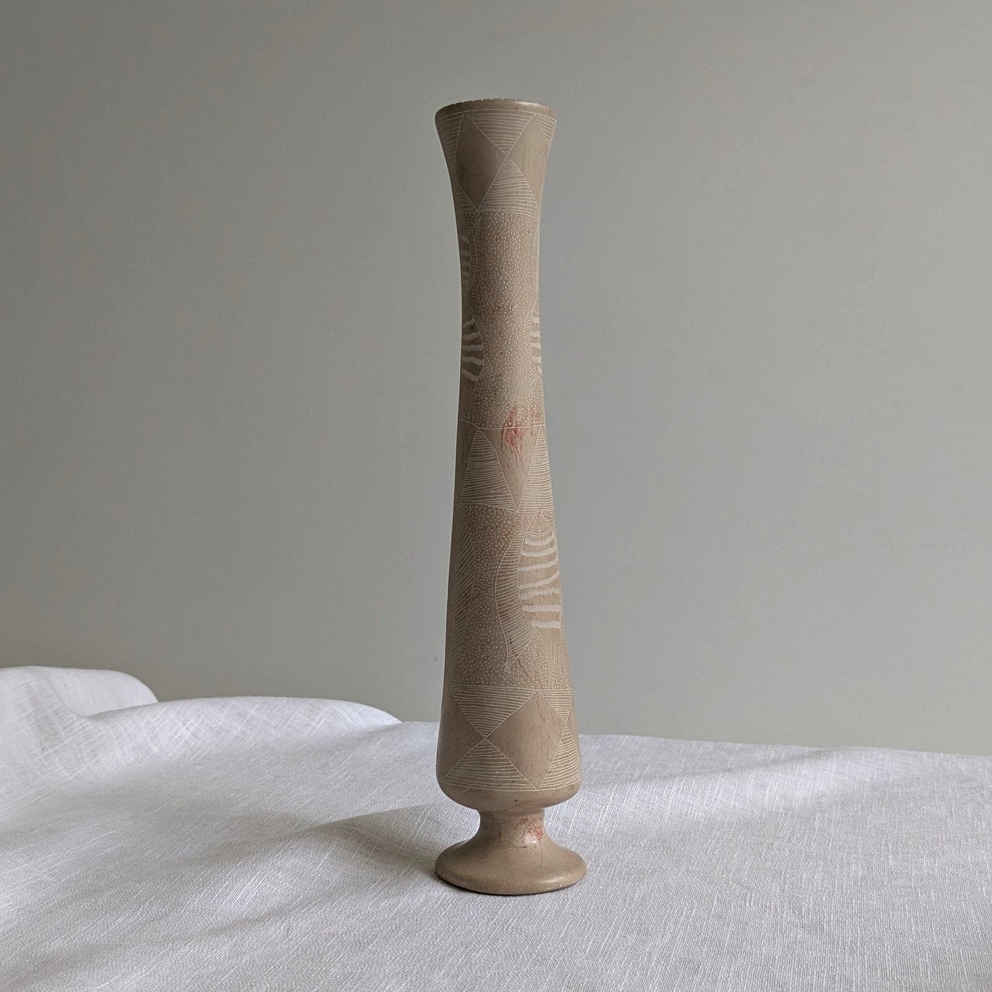 African Soapstone Vase