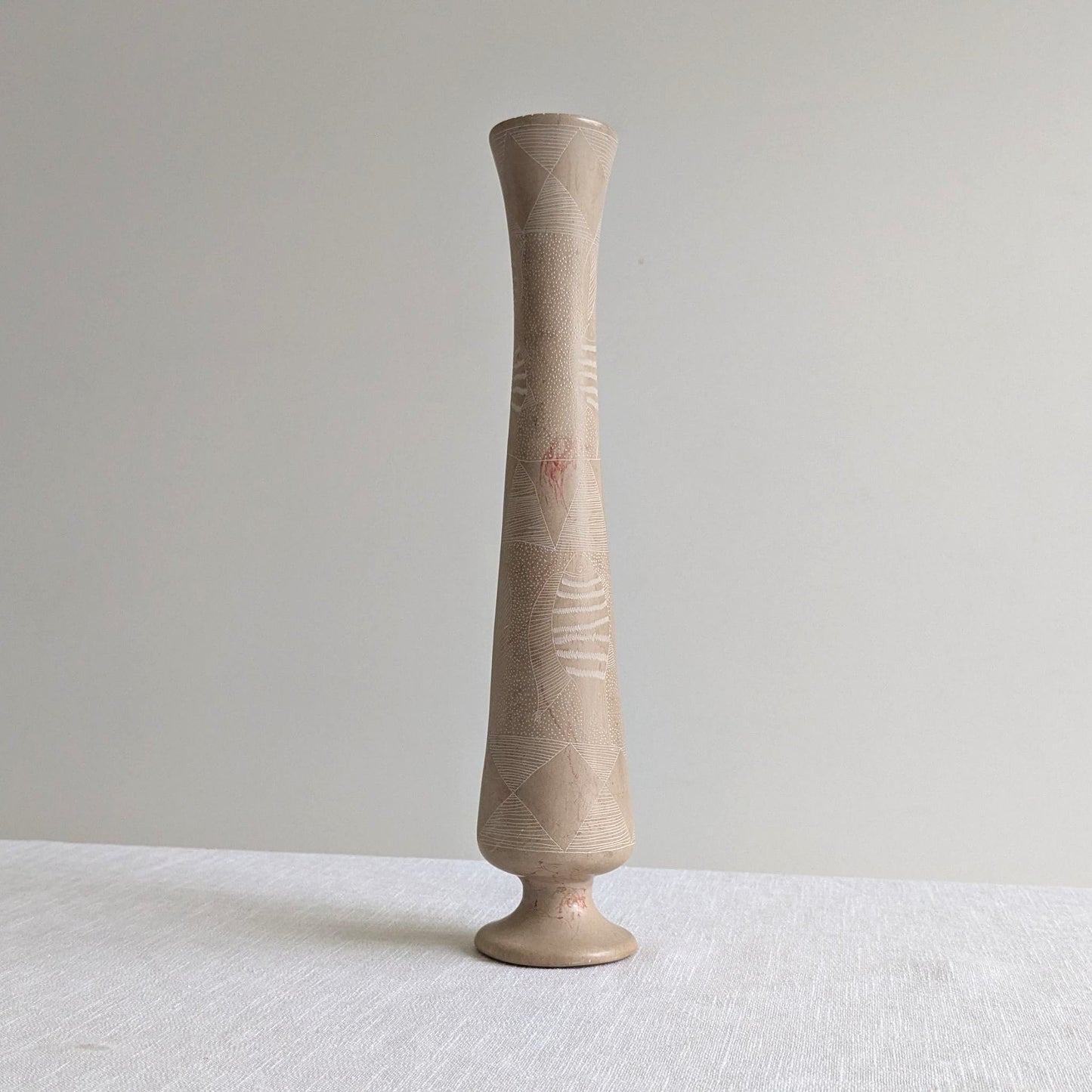 African Soapstone Vase