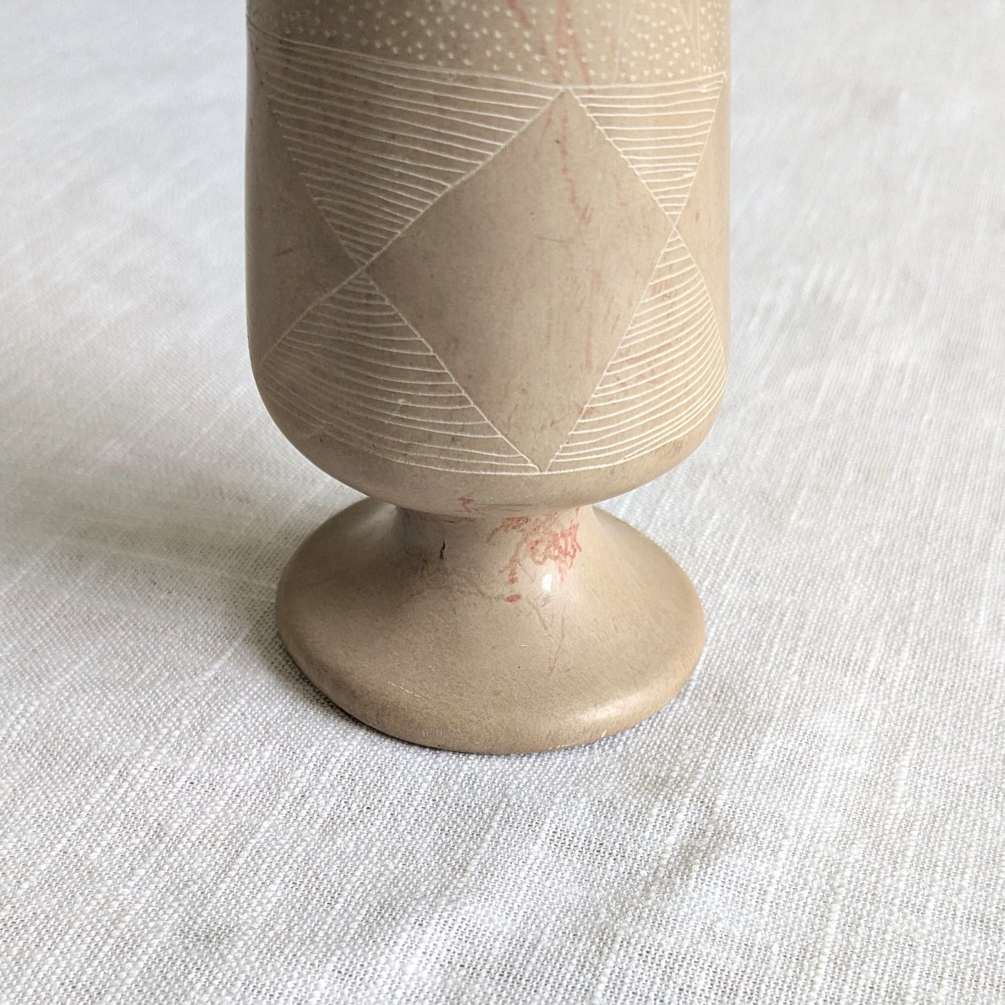 African Soapstone Vase