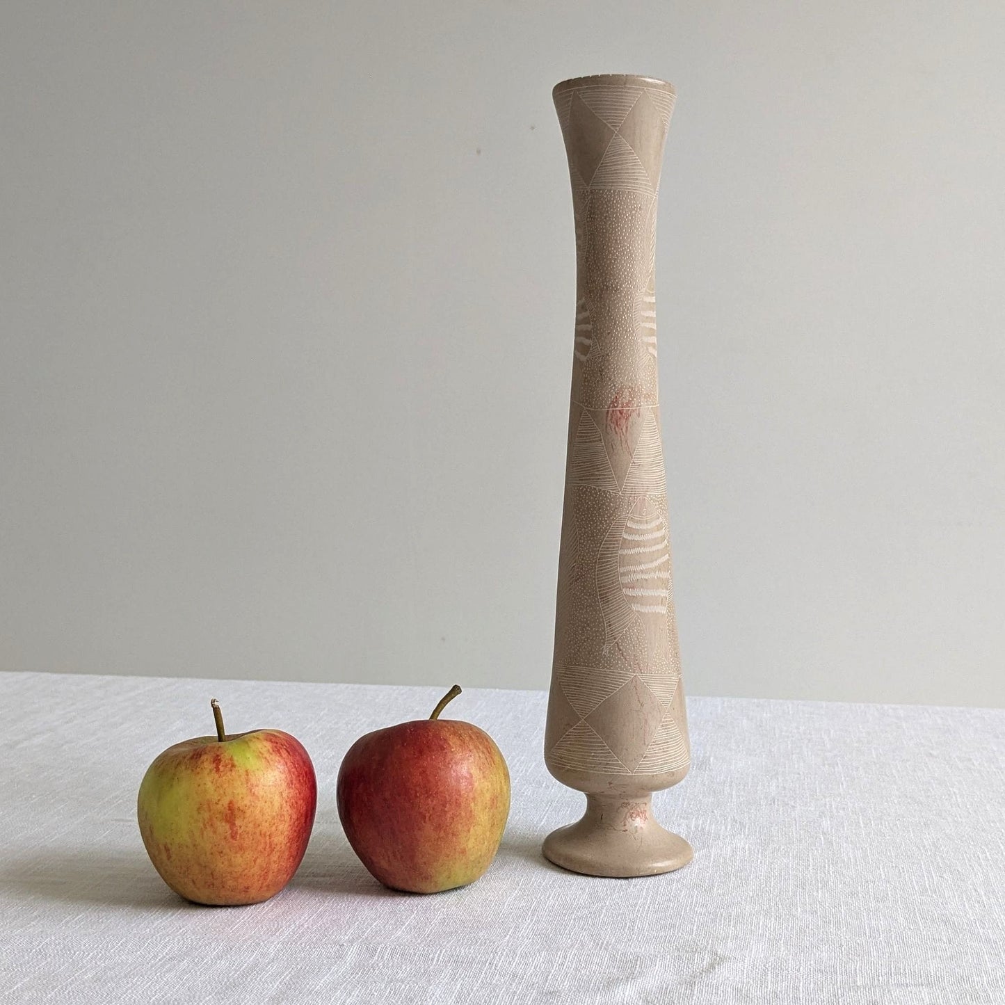 African Soapstone Vase