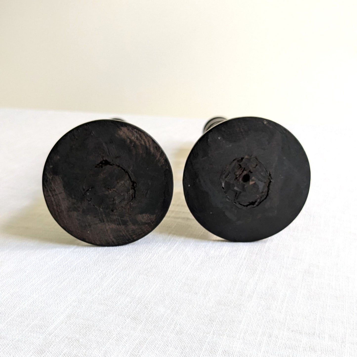African Open Twist Candlesticks