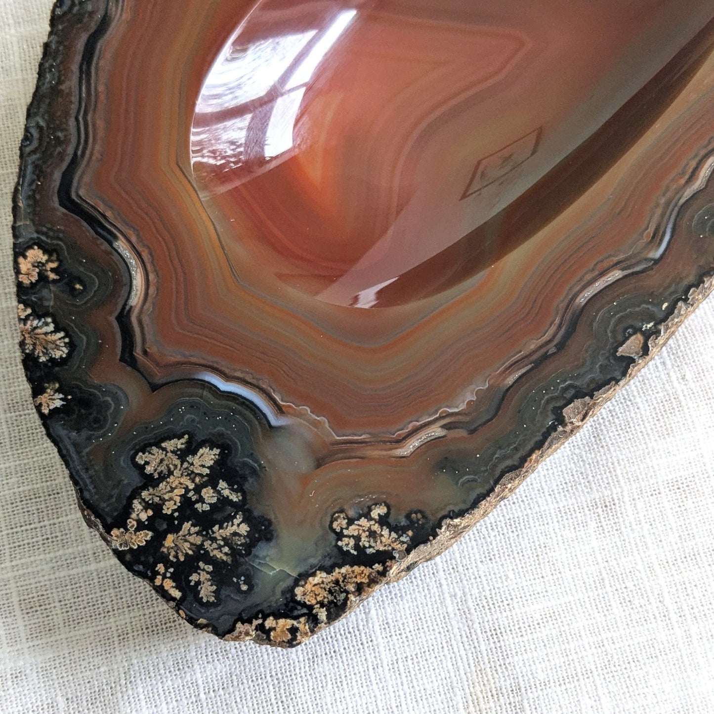 Agate Raw Edge Dish