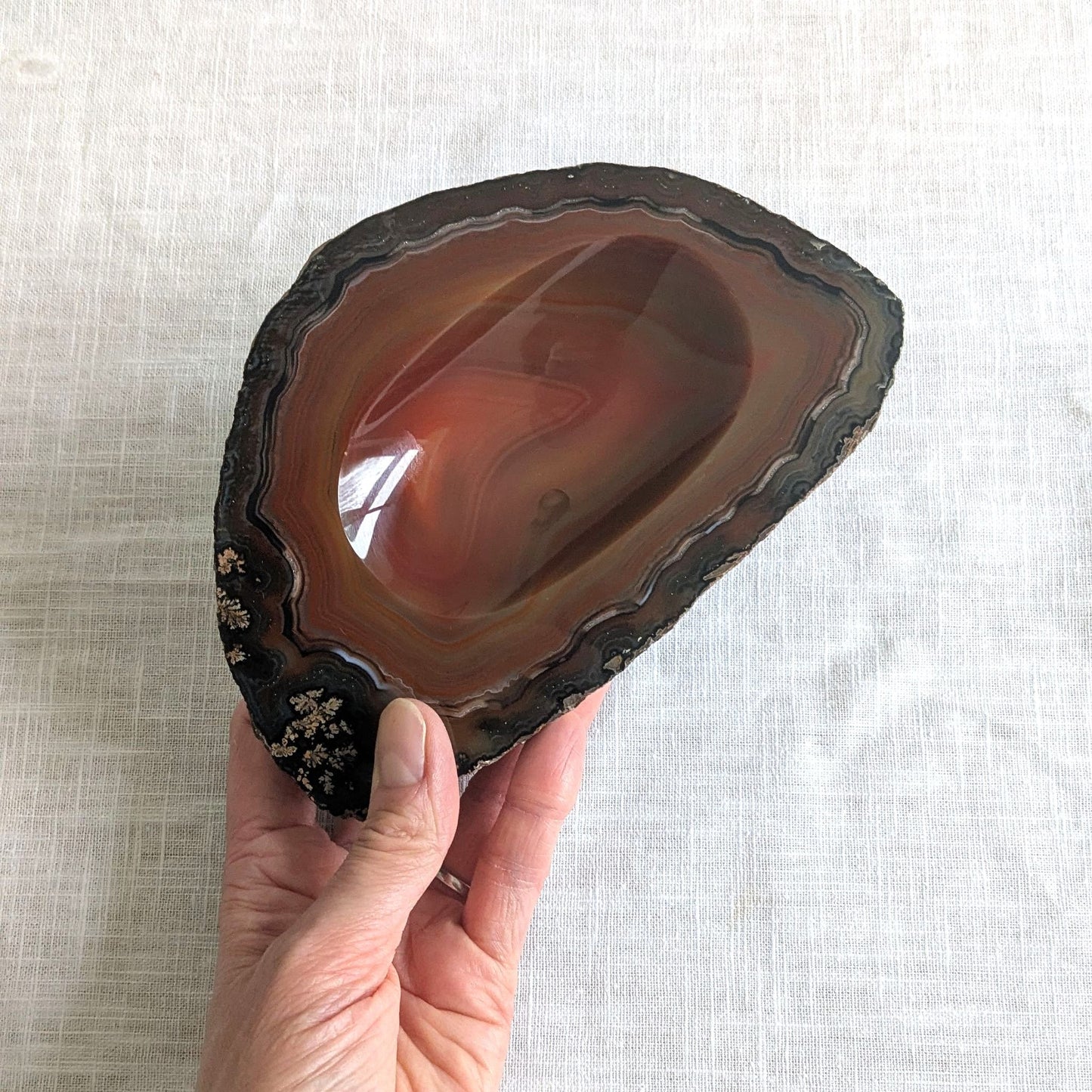 Agate Raw Edge Dish