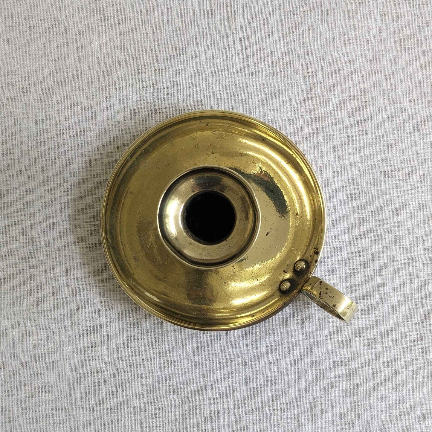 Aged Brass Chamberstick