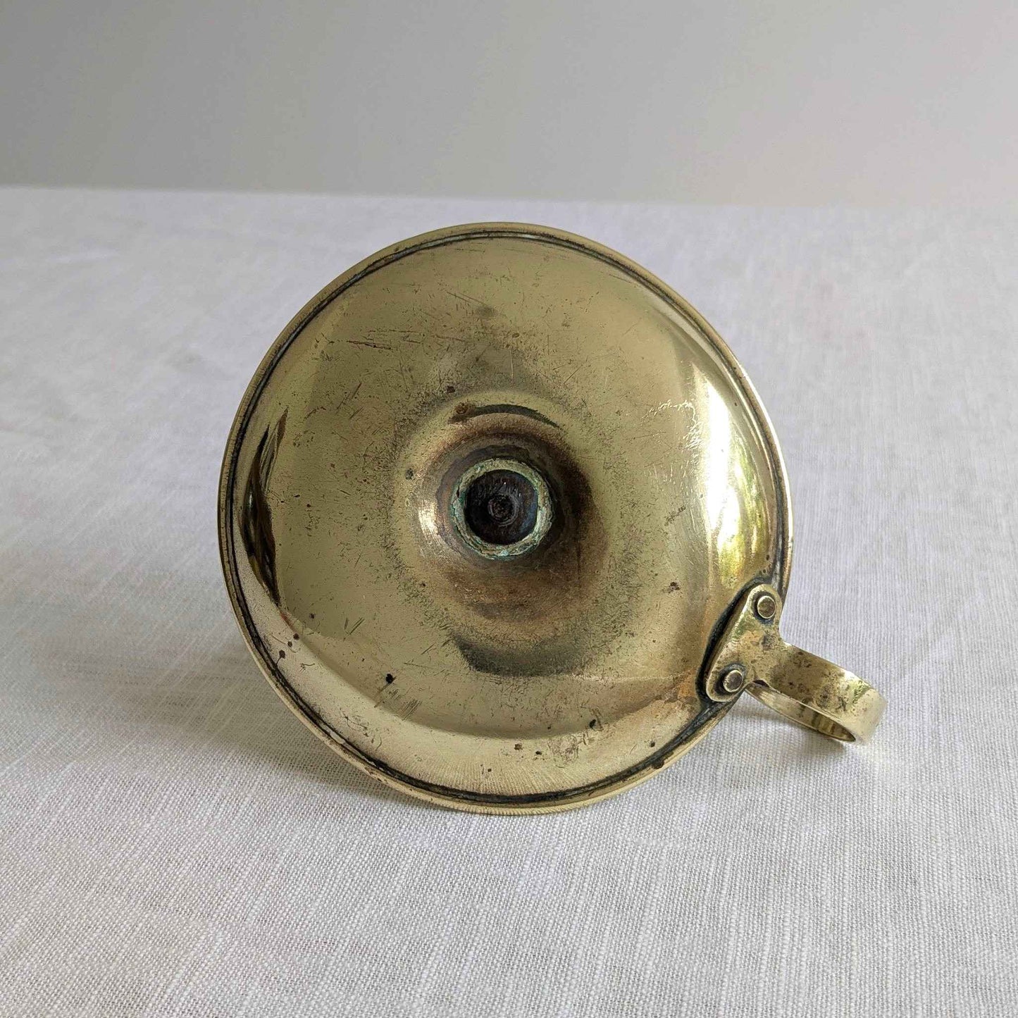 Aged Brass Chamberstick