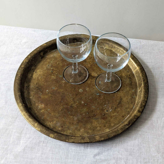 Aged Copper Drinks Tray