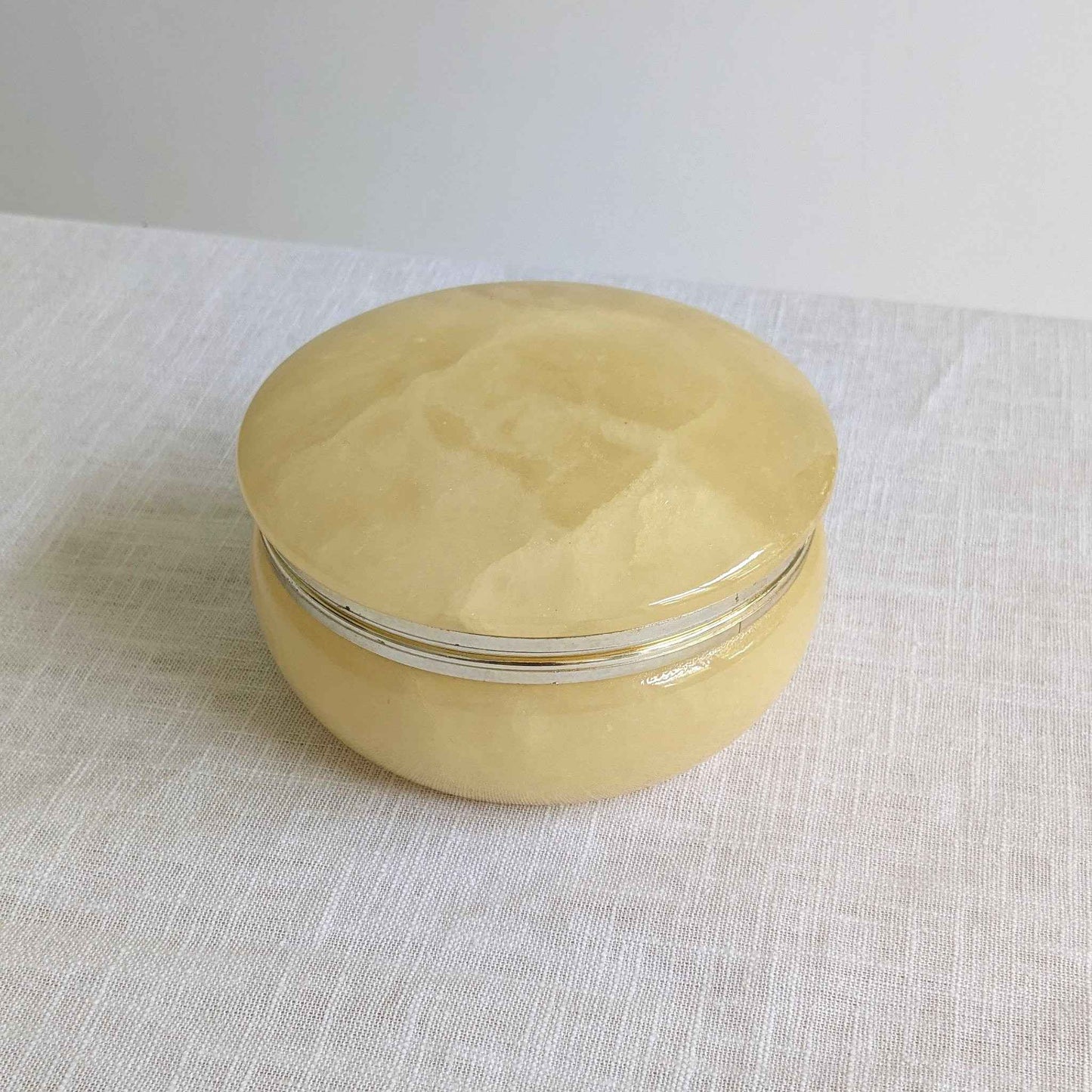 Italian Lemon Alabaster Box