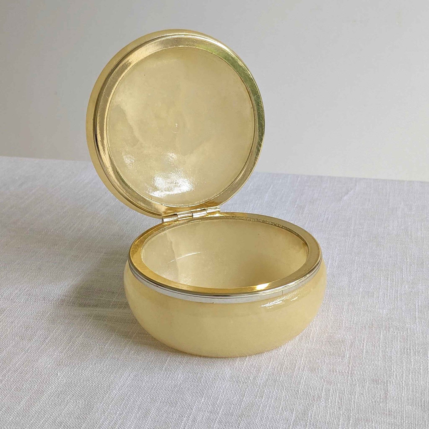 Italian Lemon Alabaster Box