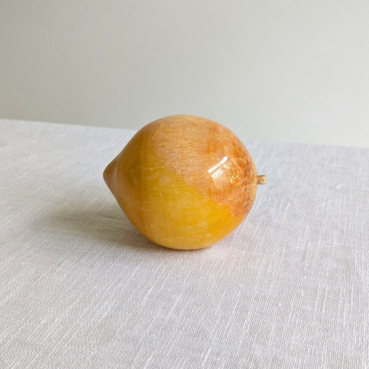 Mid Century Alabaster Peach