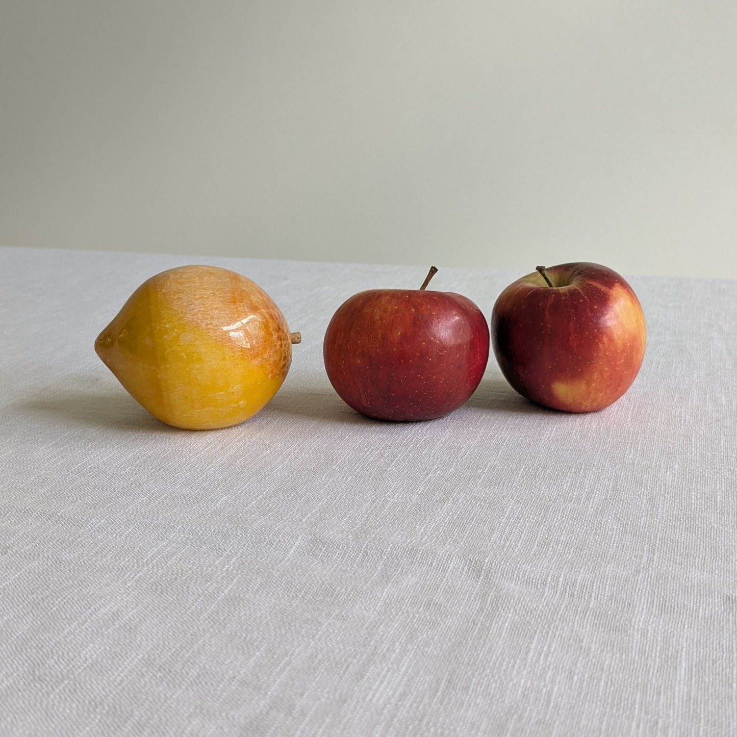 Mid Century Alabaster Peach