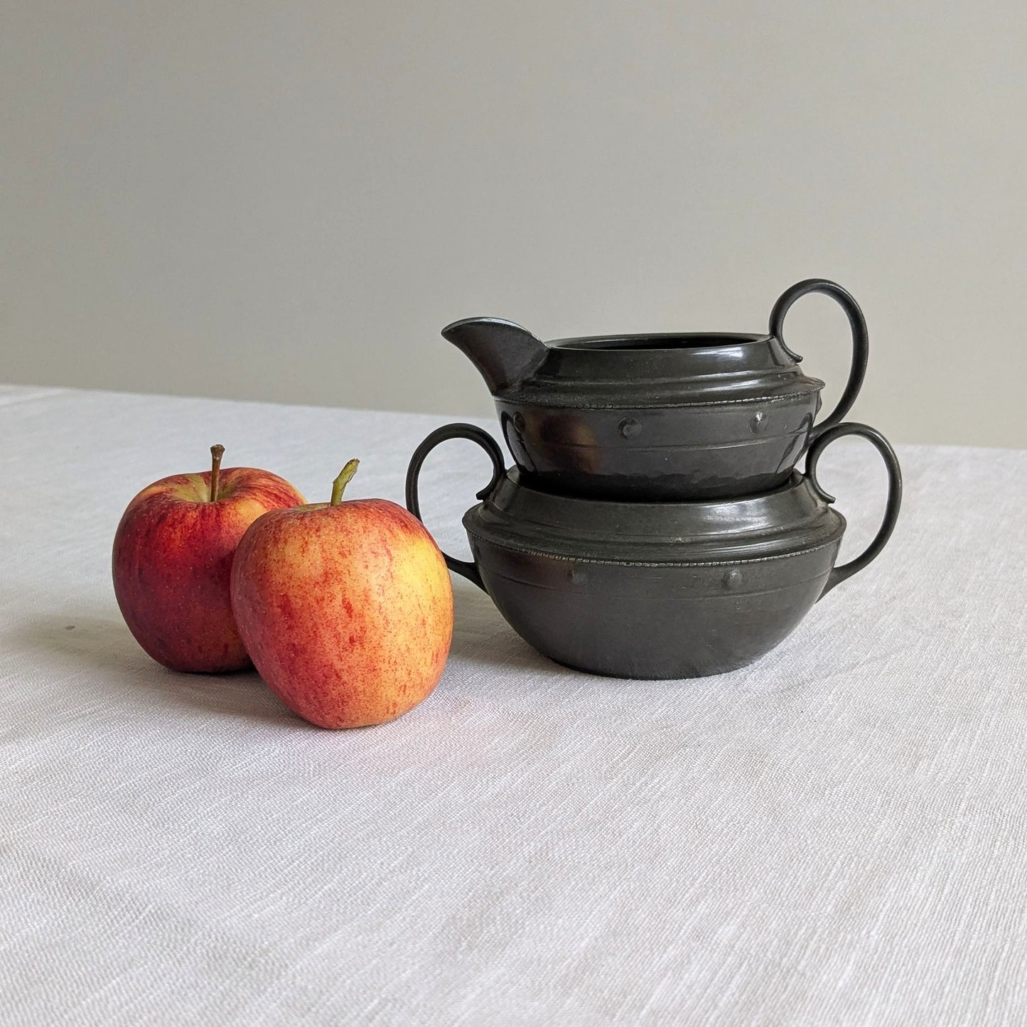 Pewter Bowl & Jug
