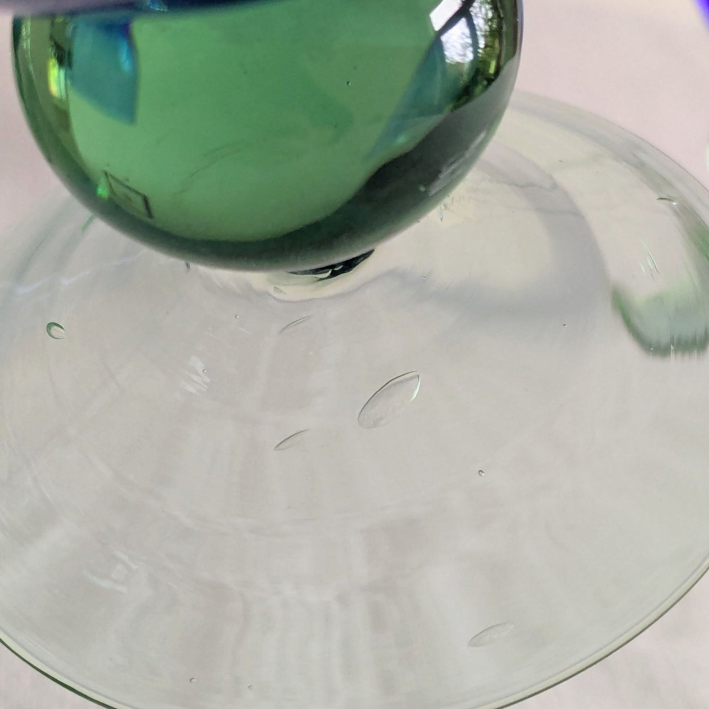 Art Glass Wine Goblets