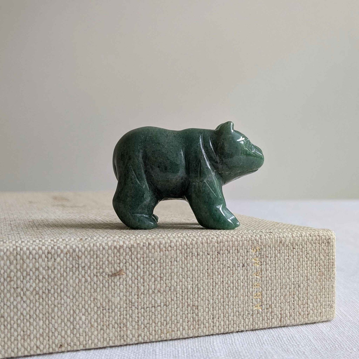 Aventurine Bear Figurine