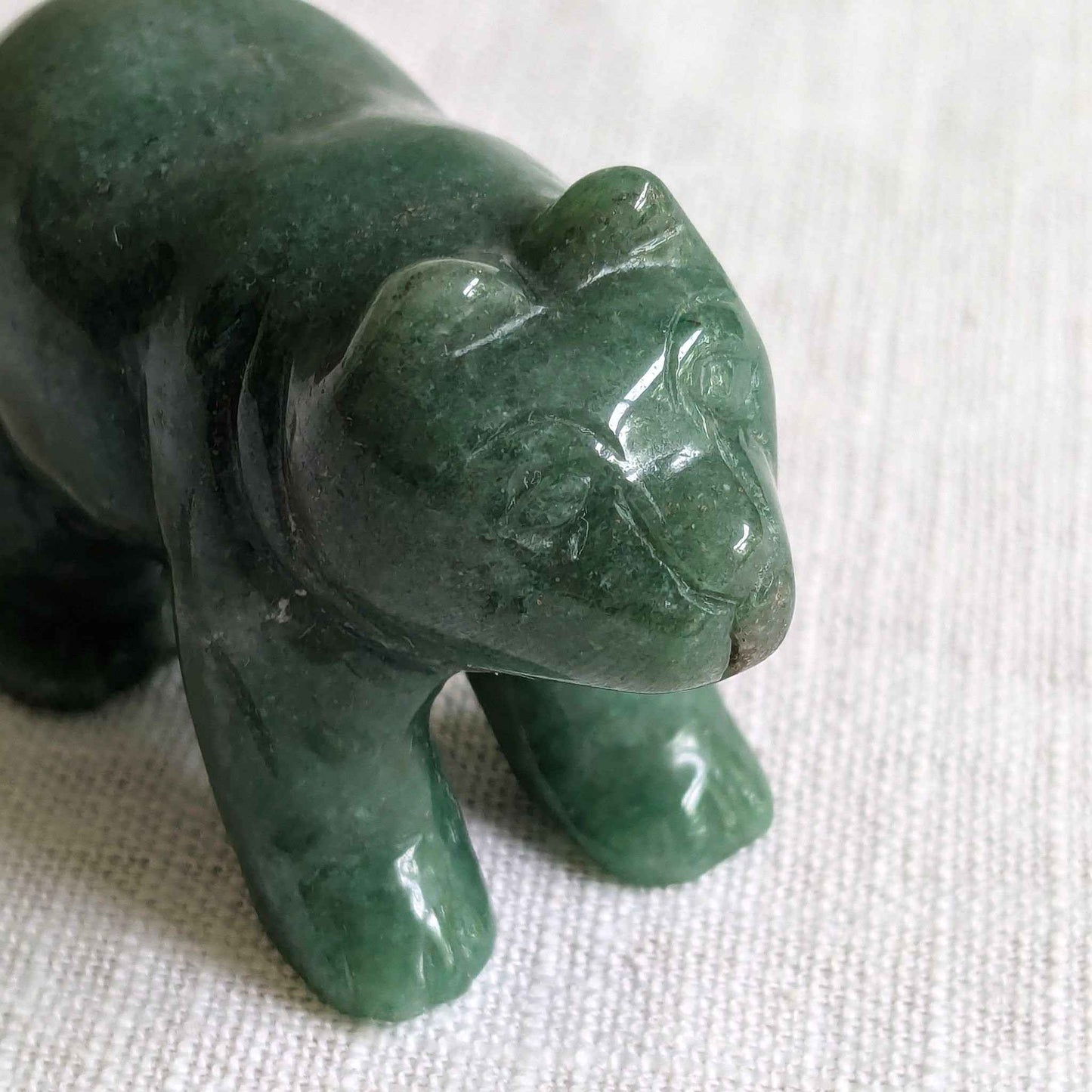 Aventurine Bear Figurine