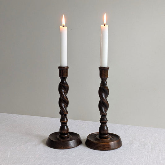 Barley Twist Candlesticks