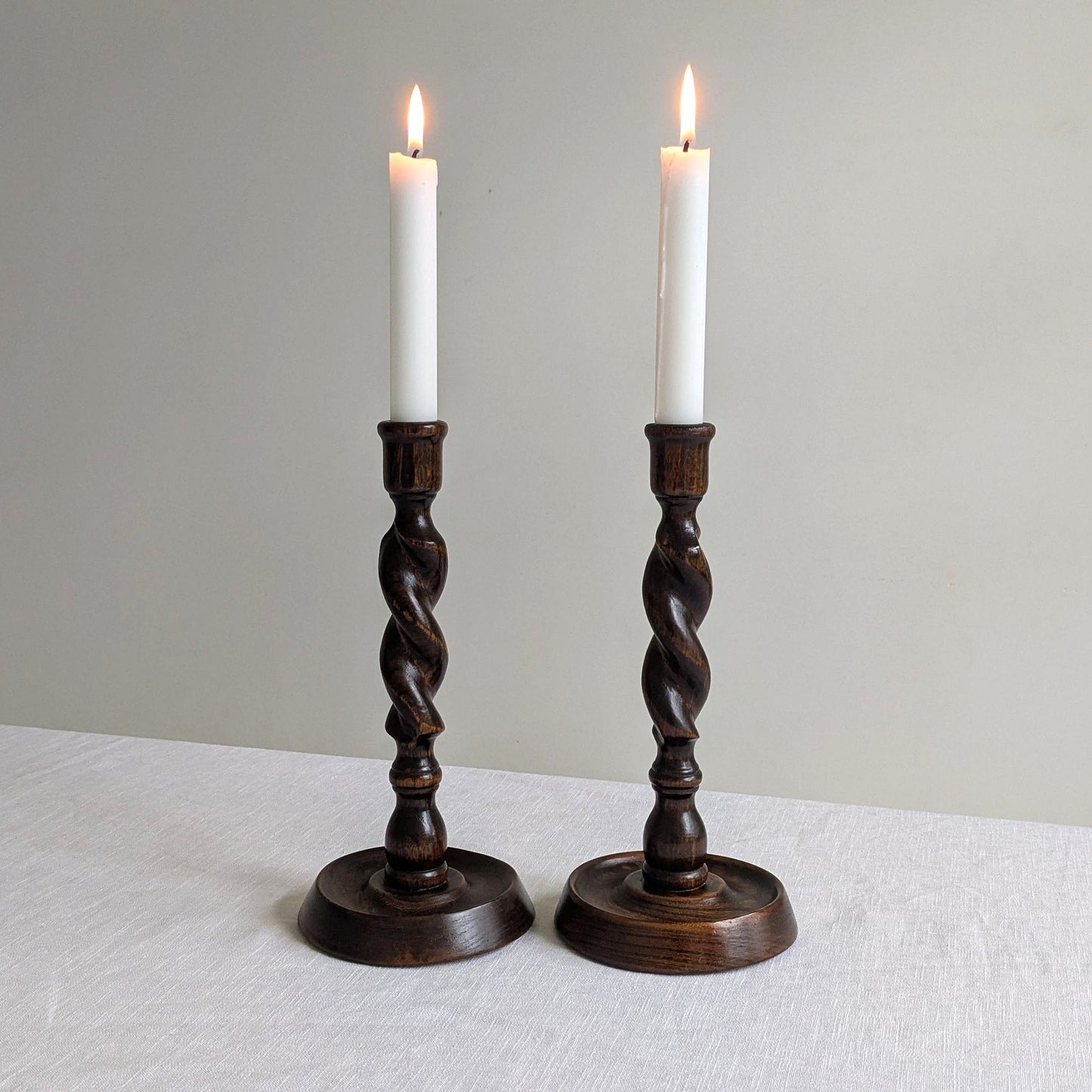 Barley Twist Candlesticks