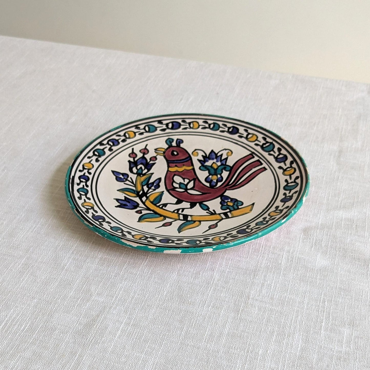 Tunisian Bird Wall Plate