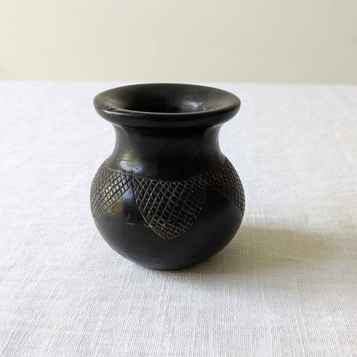 Primitive Etched Vase