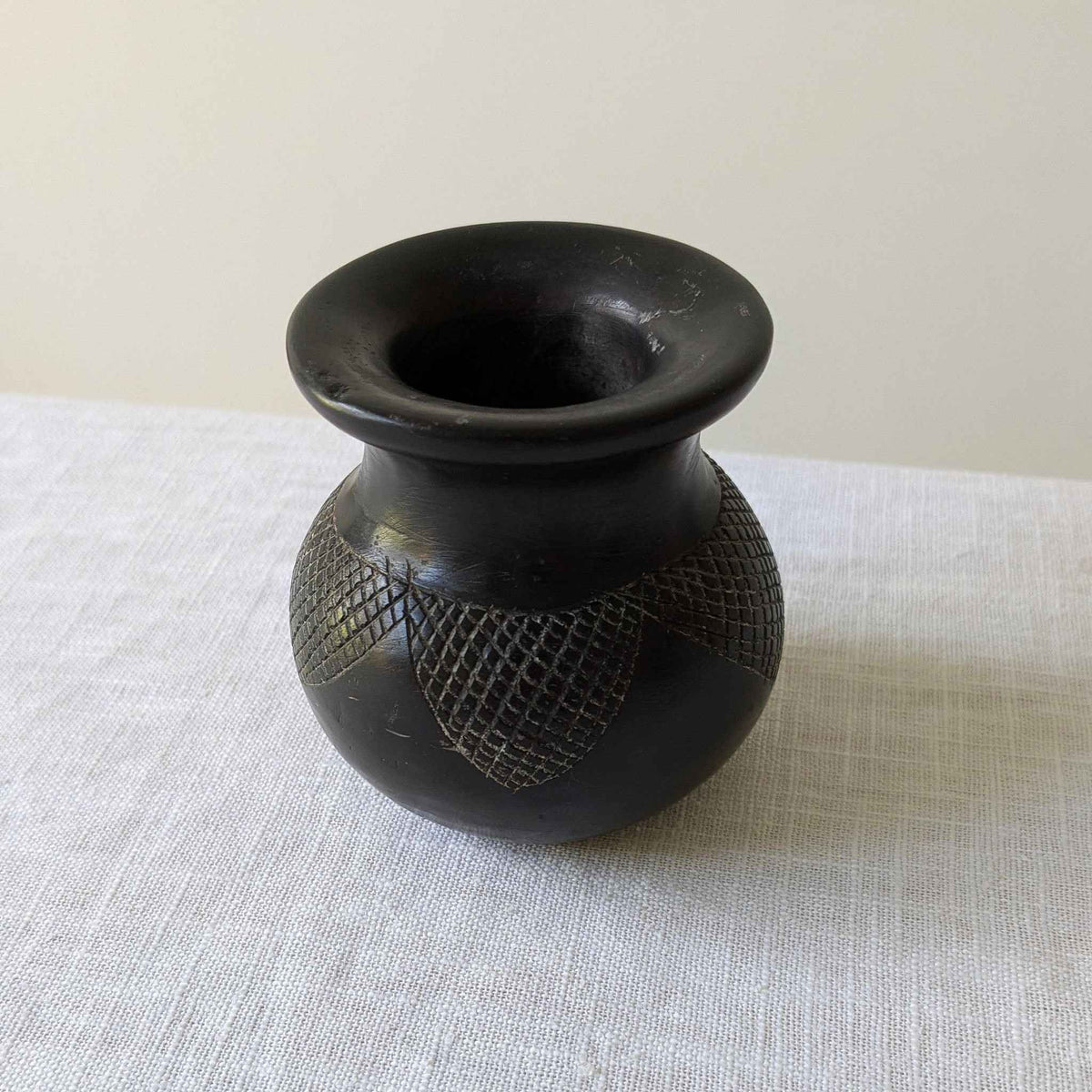Primitive Etched Vase