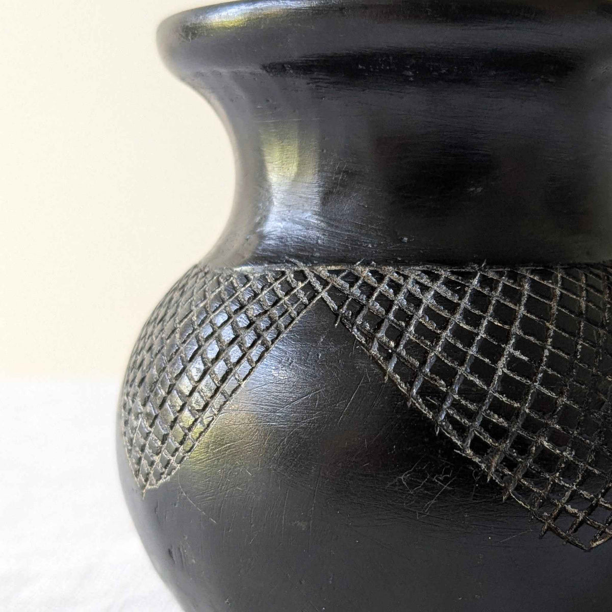 Primitive Etched Vase