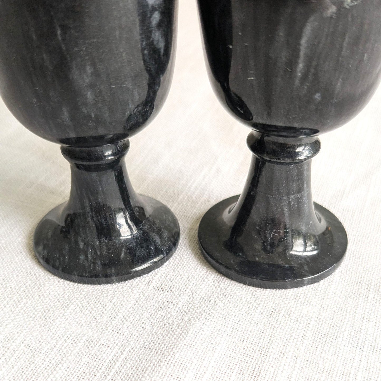 Black Marble Egg Cups