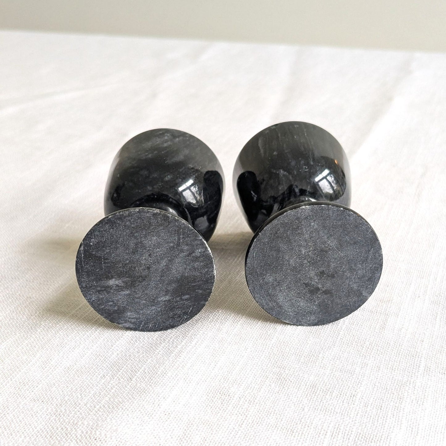 Black Marble Egg Cups