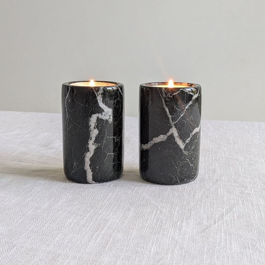 Marble Tealight Duo