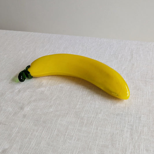 Mid Century Glass Banana
